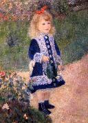 Pierre Auguste Renoir A Girl with a Watering Can painting